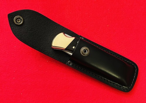 BUCK USA NIB 110 HUNTER NOS W/BLACK LEATHER SHEATH COMPLETE - Picture 16 of 20