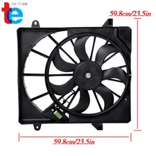 Radiator Cooling Fan Assembly For Dodge Nitro 2007 2008-2011 3.7L 4.0L V6