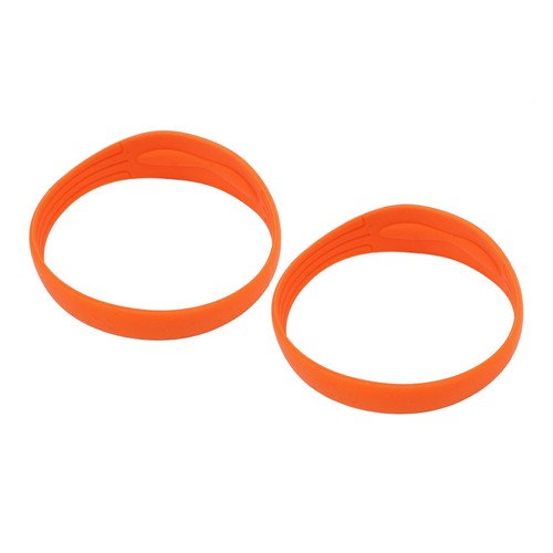 (Orange) Pullover Knieband 2 Stück Silikon Symmetrisches Design Schmerzlinderung Knie EJ - Bild 5 von 24