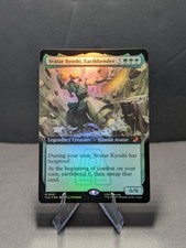 Avatar Kyoshi Earthbender #201 Extended Art Foil MTG Avatar Eternal NM
