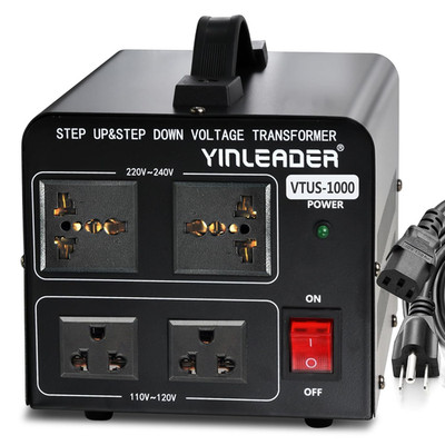 1000W Voltage Converter Transformer(110V to 220V or 220V to 110V) 1000 Watt Step