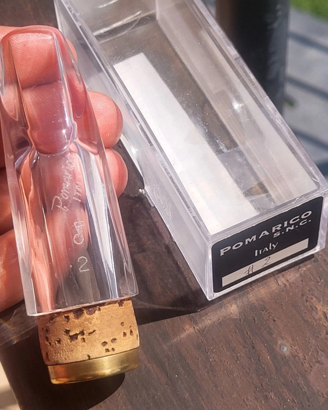 CRYSTAL POMARICO n.2 CLARINET MOUTHPIECE, BRAND NEW!