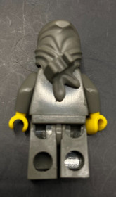LEGO Gray Ninja Minifigure cas049 3019 Castle CMF Lot Retired 6093 6089 6033