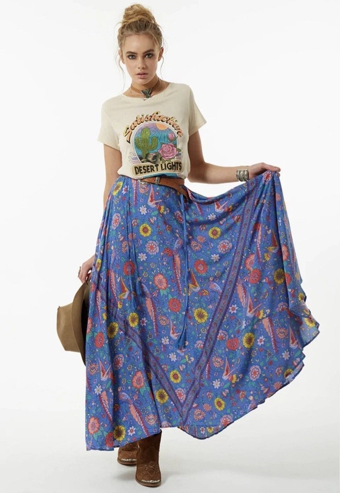🦋Spell And Gypsy XS Lovebird Half Moon Skirt  🦋 EXC 🦋
