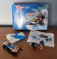 LEGO CITY: Arctic Explorer Snowmobile (60376), Girl Minifig, Missing 3 PCs, READ