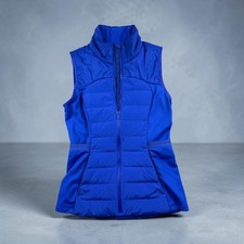 Lululemon Down For It All Vest Royal Blue Wom...