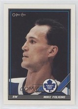 1991-92 O-Pee-Chee Mike Foligno #18 0c4