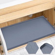 Under Sink Mat 34 X 22 Silicone Mats For Kitchen Waterproof Under Sink Cabinet