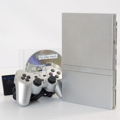 Nintendo Switch SONY PlayStation2 SCPH-75000 SSS PS2 Slim Console SCPH-75000 SSS Silver Playstation 2 NTSC-J Tested