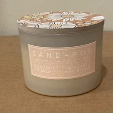 Sand + Fog Coconut & Palm 2- Wick Candle 12 oz