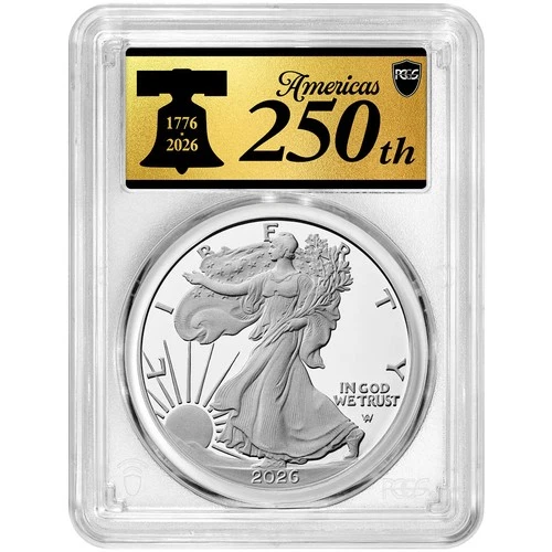 2026-P $1 1-oz Proof American Silver Eagle Congratulations Set PCGS PR69DCAM FS