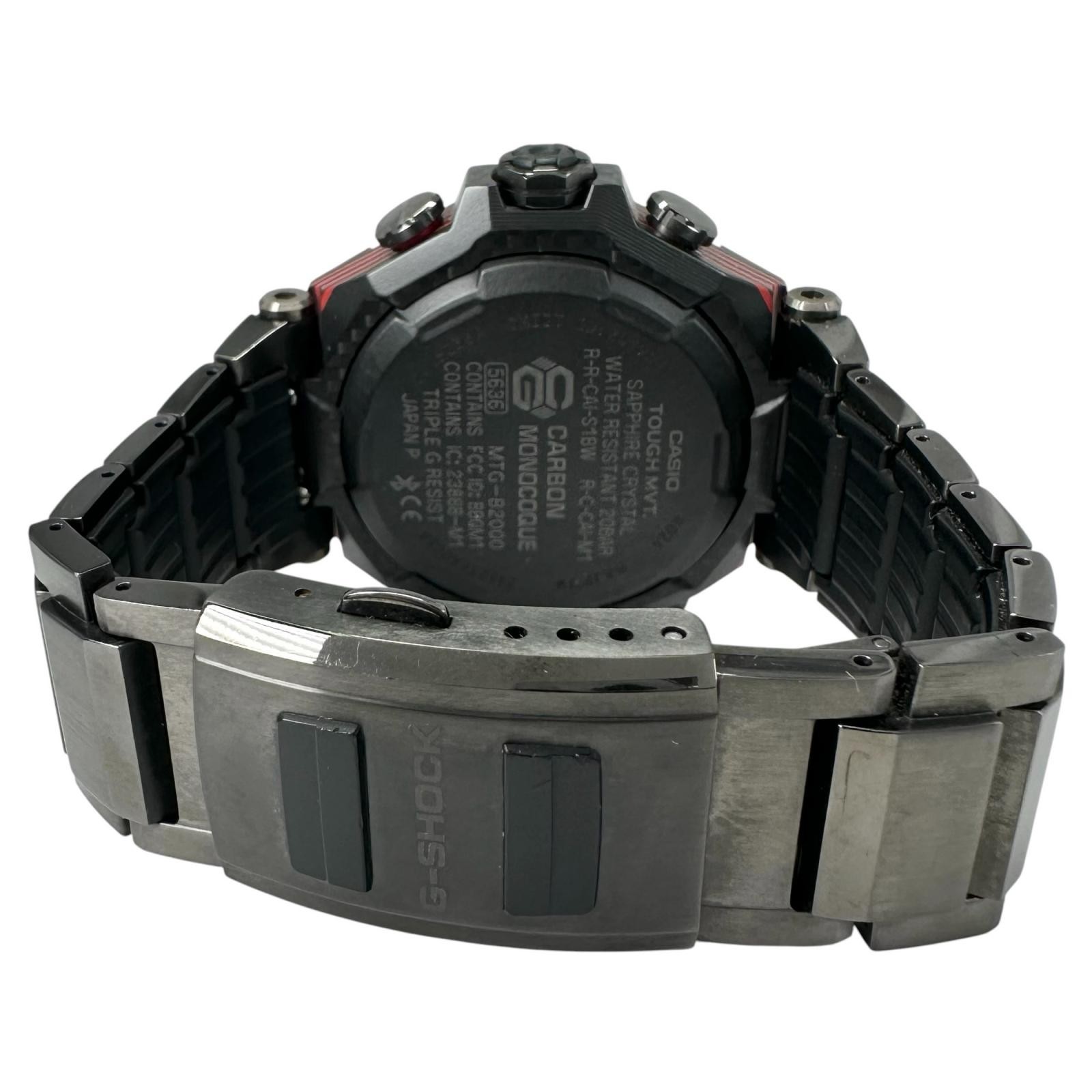 CASIO G-shock MTG-B2000 Watches black quartz blackDial mens【used】 image 4