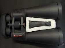 DEFECTIVE Celestron SkyMaster 15x70 Binoculars 71009 w Carrying Case  As G3D