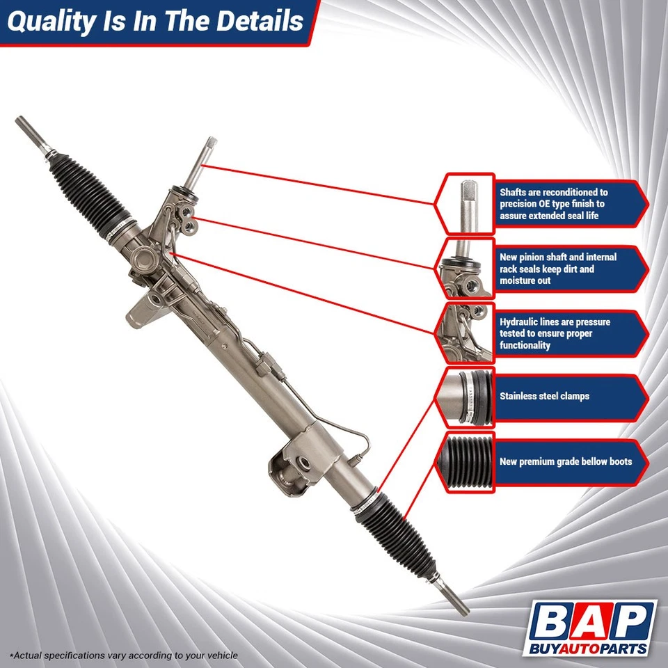 For Acura Vigor 1992 1993 1994 Power Steering Rack And Pinion - Imagem 4 de 4