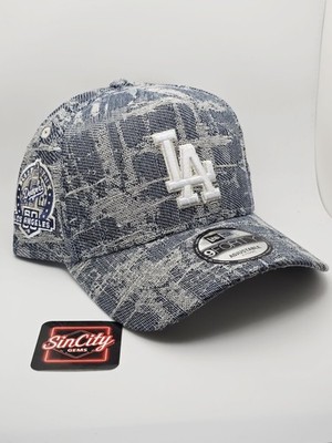 Los Angeles Dodgers New Era 9Forty A-Frame Distressed Denim