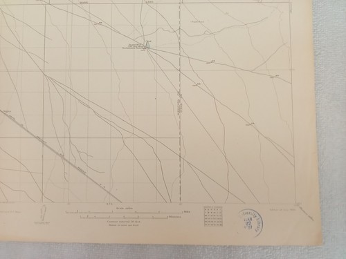 ANTIQUE ORIGINAL DESERT WELL ARIZONA USGS GEOLIGICAL TOPO TOPOGRAPHICAL MAP 1906 - Picture 5 of 6