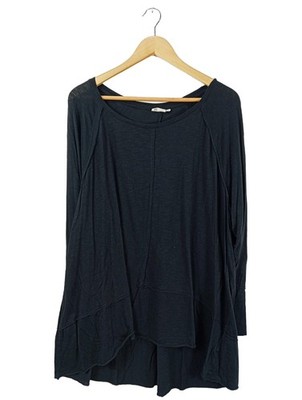 STYLE & CO Tunikabluse Damen Bluse Gr. DE 46 schwarz Casual-Look