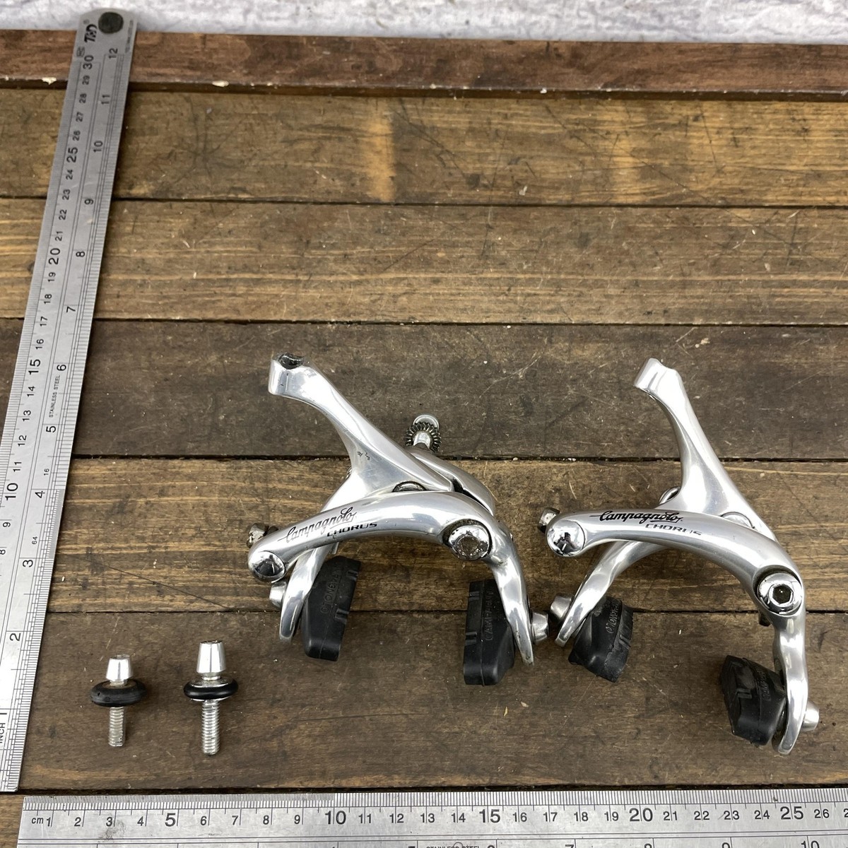 Vintage Campagnolo Chorus Brake Calipers Pair Road Bike Italy Dual