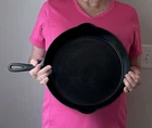 Antique “Wagner” #11 Cast Iron Skillet Pan Wagner Only Arc Logo Heat Ring