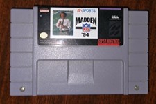 SNES Madden '94 NFL game