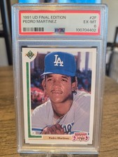 1991 Pedro Martinez UD Final Edition RC #2F PSA 6 EX-MT