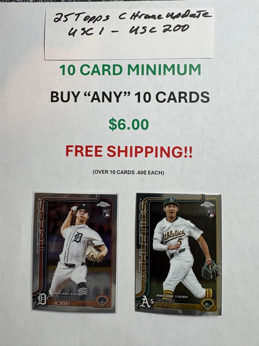 【1月】クロム① 2025 Topps Chrome Update Series - Nathan Wiles #USC172 (RC) for
