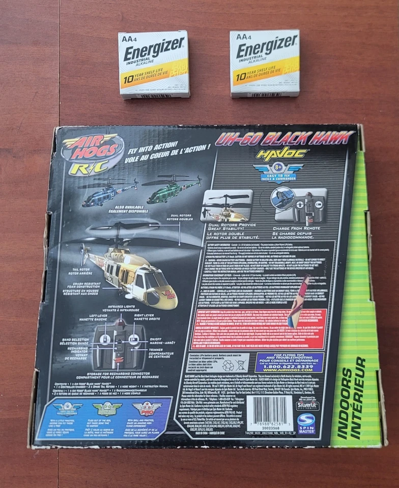 Air Hogs RC UH-60 Black Hawk Havoc Helicopter Remote Controlled / Batteries incl - Image 2 of 3