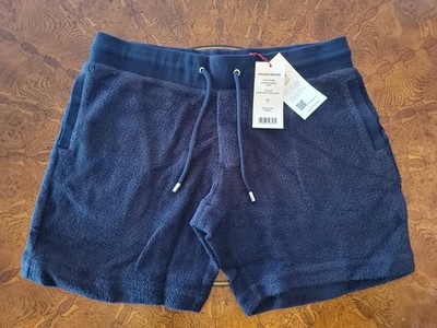 Orlebar Brown Afador Longer Loop Jersey Terry Sweat Shorts In Nocturnal Navy XL