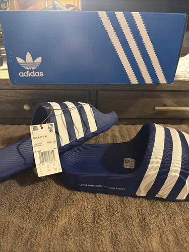 Adidas Adilette 22 Slides 'Royal Blue' IF3667 UOMO taglia 11