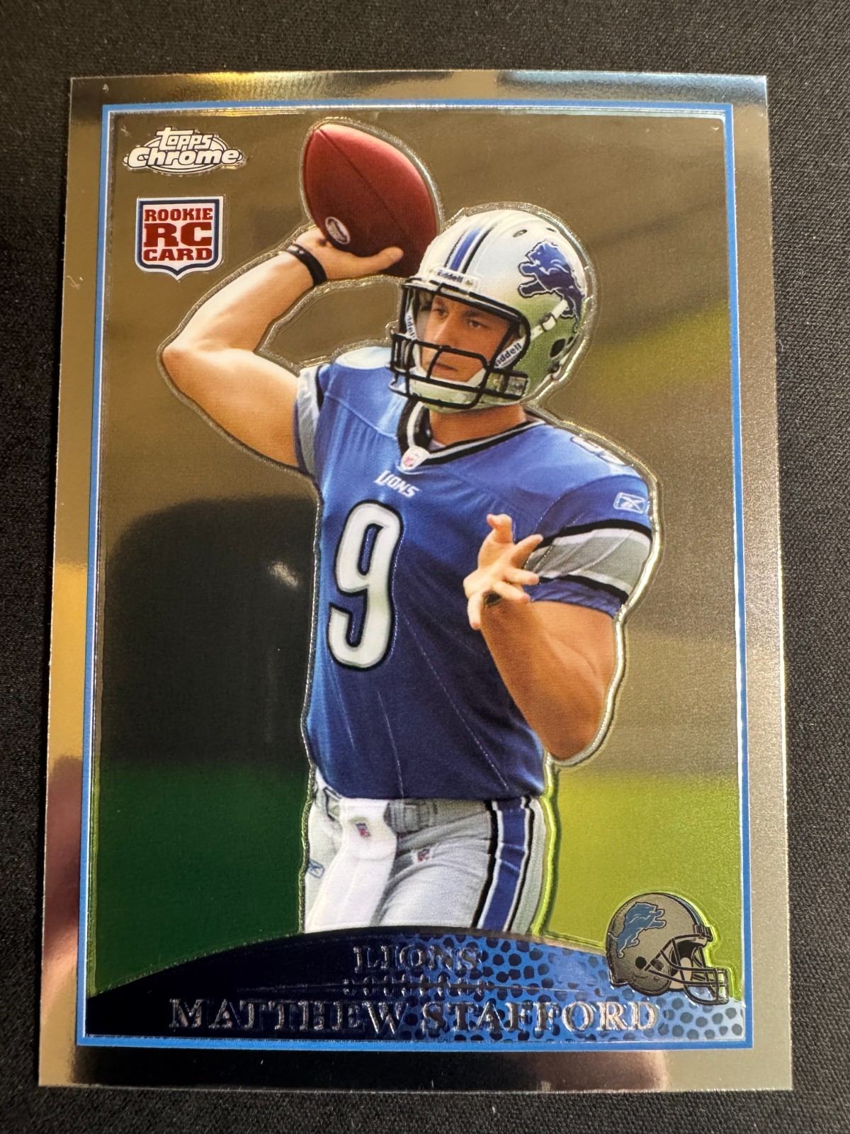 2009 Topps Chrome - Matthew Stafford #TC210 (RC) NFL MVP Rookie