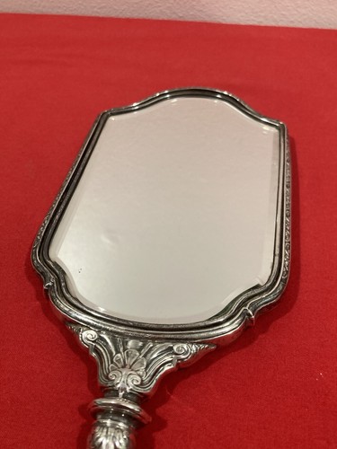 Vintage WEBSTER COMPANY Sterling Silver ‘L’ Initial Monogram Vanity Hand Mirror - Picture 11 of 24