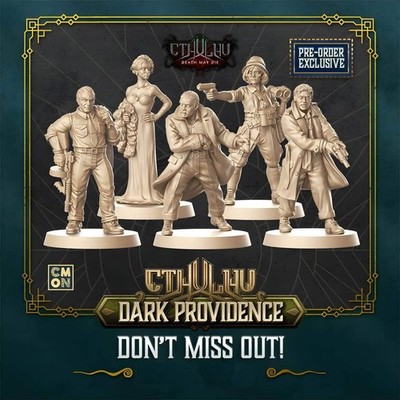 Cthulhu Death May Die Dark Providence Investigators - Crowfunding Exclusive