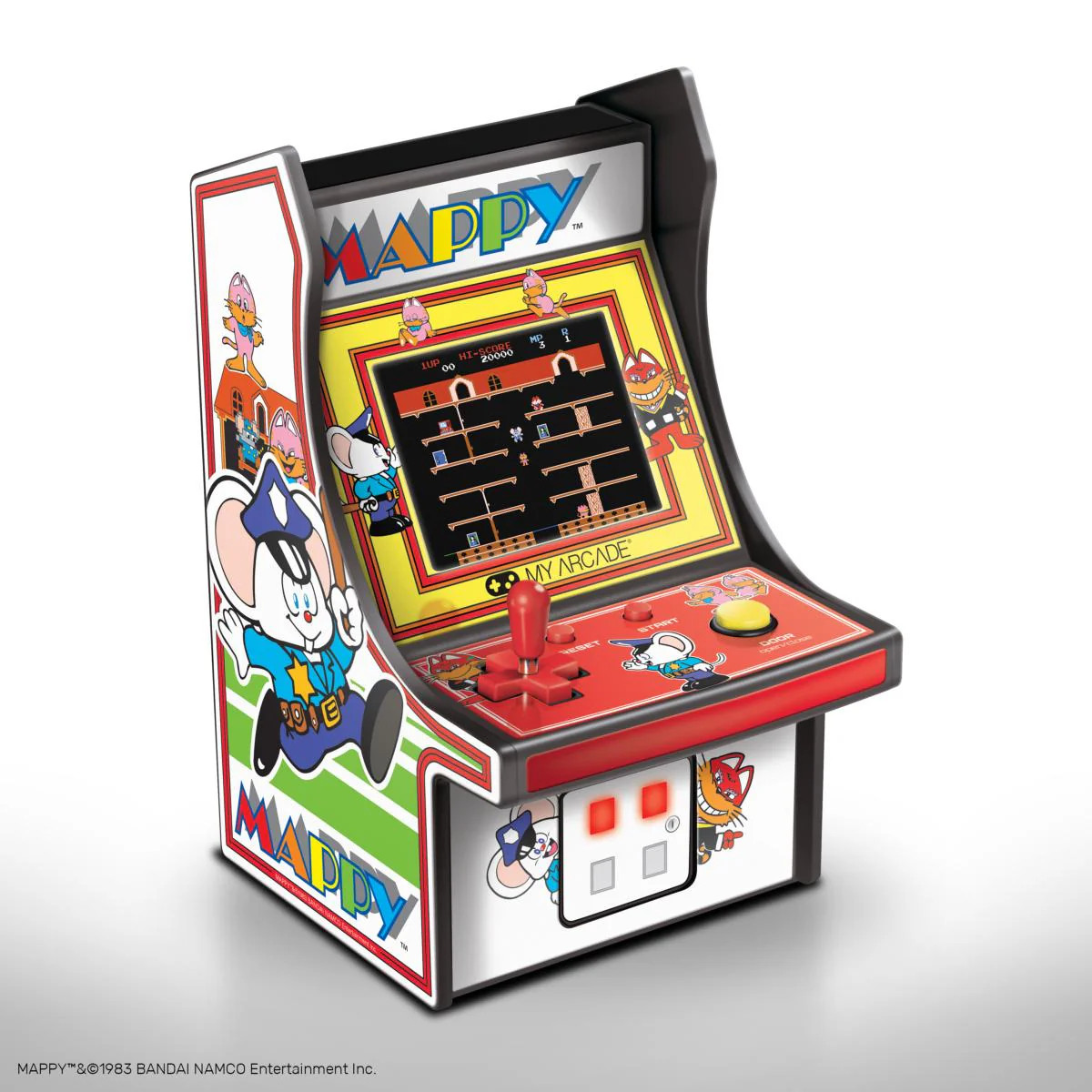 My Arcade Mappy Micro Player mini console de jeux d arcade retro portable 16 cm