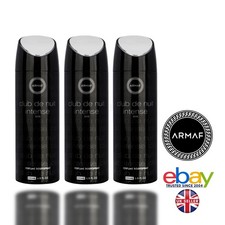 ARMAF CLUB DE NUIT INTENSE DEODORANT MEN'S BODY SPRAY 200ML BRAND NEW(PACK OF 3)