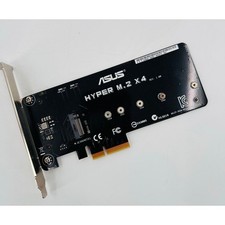 ASUS HYPER M.2 X4 rev. 1.00 Expansion Card PCI-Express Adapter w/ Screw  Stand