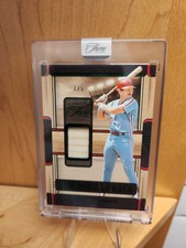 2025 Panini Three and Two Mike Schmidt Luminous Lumber Emerald 1/5 HOF Phillies