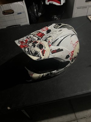 O neal Small Rockhard Nine Ferries full-face motorcycle helmet skull graphic