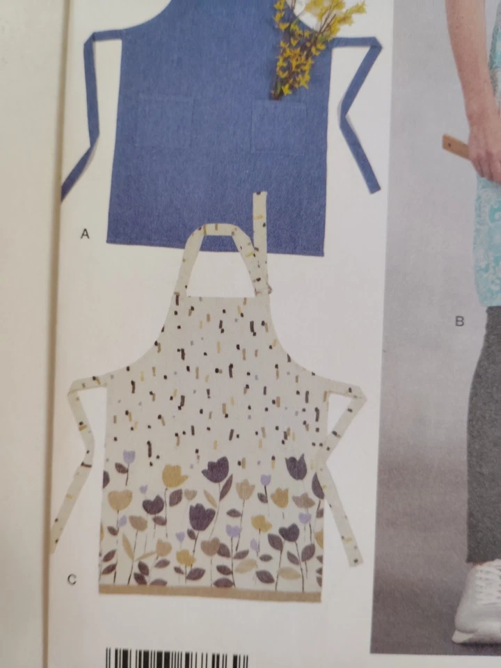 Simplicity 8826 Apron Matching Sewing Craft Pattern Adults Childs Learn To Sew - Image 3 of 4