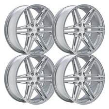 Set-4 Ferrada Ft4 24x10 6x5.56x139.7 Machine Silver 20mm Wheels Rims 24 Inch Set-4 Ferrada Ft4 24x10 6x5.56x139.7 Machine Silver 20mm Wheels Rims 24 Inch