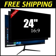 16:9 Privacy Shield for 24" Monitor - Anti-Spy Protector x2
