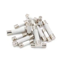 30 PCS T10A Fuses T10AH250V Ceramic Fuses 10AMP 250V Slow-Blow 5x20mm/0.2"x0....
