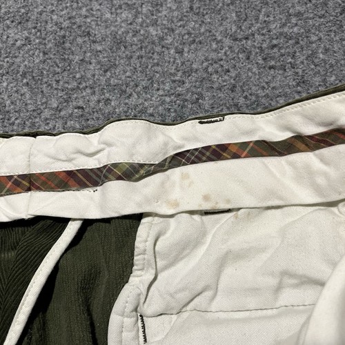 Vintage Ralph Lauren Hose Herren 34x30 Hammond Cord Plissee Bündchen Grün 90er - Bild 9 von 14