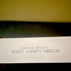 Urban Butterfly Essential Beauty Heart Vanity Mirror LED Touch Swivel Pink 11in — photo 3