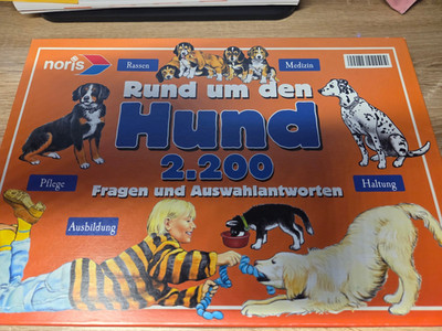 Noris Brettspiel - Rund um den Hund - 2200 Fragen&Antworten sehr guter Zustand