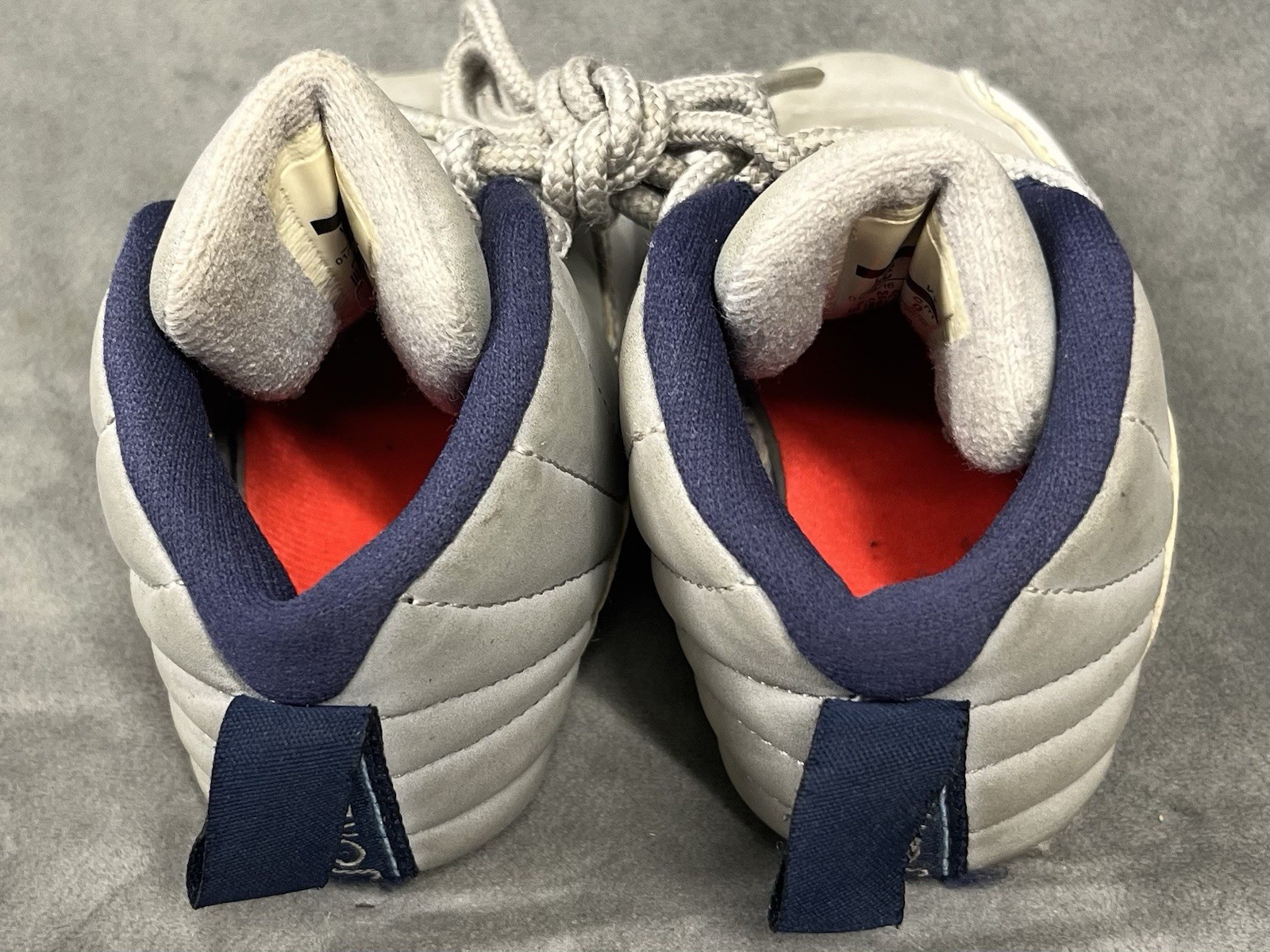 PONY Scarpe culla bambino Air Jordan 12 sneakers retrò fondo morbido 378139 007 taglia 3C