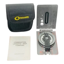 Coghlan's Combination Lensatic/Map Compass with Case & Owner's Manual - Taiwan