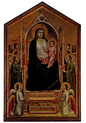 Giotto Ognissanti Madonna 1306 Vintage Art Print Poster Wall Decor Artistic Conc