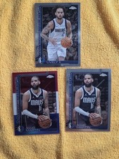 Caleb Martin Red White Blue Refractor & base Dereck Lively II Dallas Mavericks