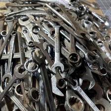 Vintage Combo Wrench Lot Of 130 Pieces MM SAE Craftsman, SK, Williams, Proto Etc