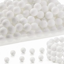 100pcs Silicone Beads, 15mm Silicone Beads for Keychain Making, Large Round W...